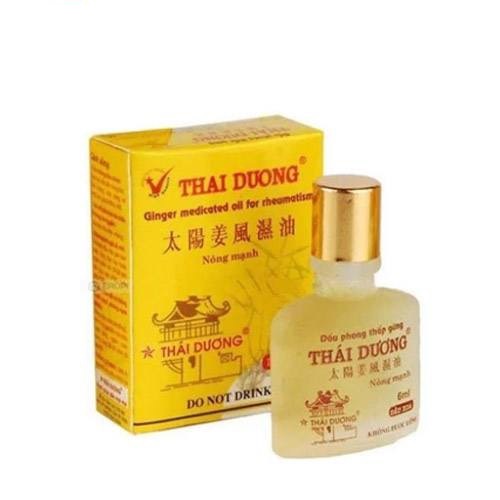 Dầu gừng Thái Dương chai 6ml, chai 24ml, chính hãng