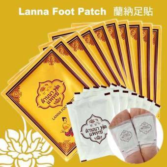 Gói 10 miếng dán thải độc chân lana foot patch thái lan