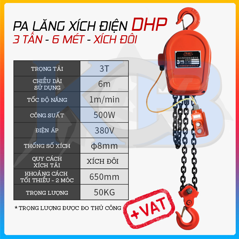 PALANG XÍCH ĐIỆN DHP 380V 3TẤN – 6M(CÓ VAT) HÀNG CHÍNH HÃNG CHẤT LƯỢNG CAO. PALANG XÍCH, TÓ ĐIỆN, PALANG ĐIỆN, PALANG 1 PHA, PALANG 3 PHA, TỜI XÍCH