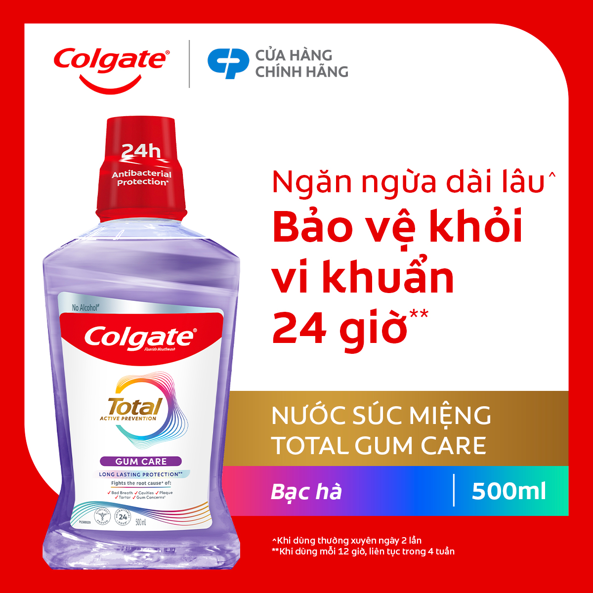 [Chỉ 25-29.4_X2 Voucher giảm 20%] [MỚI] Nước súc miệng Colgate Maxfresh the mát dài lâu gấp 10X - diệt 99,9% vi khuẩn