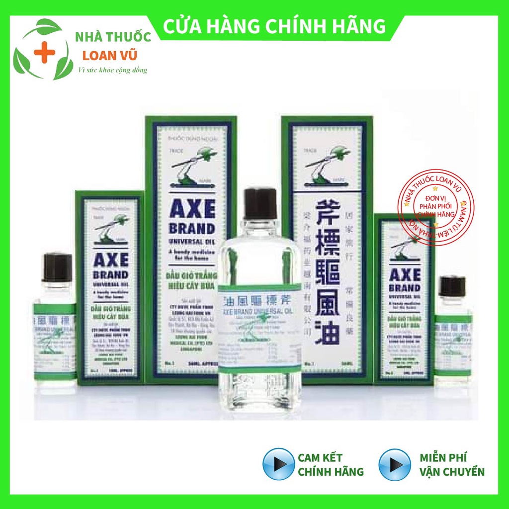 Dầu gió trắng hiệu cây búa axe brand 5ml