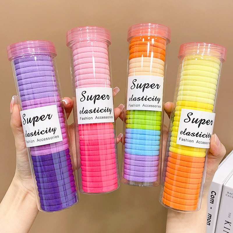 Ống 20 sợi dây buộc tóc dây cột tóc