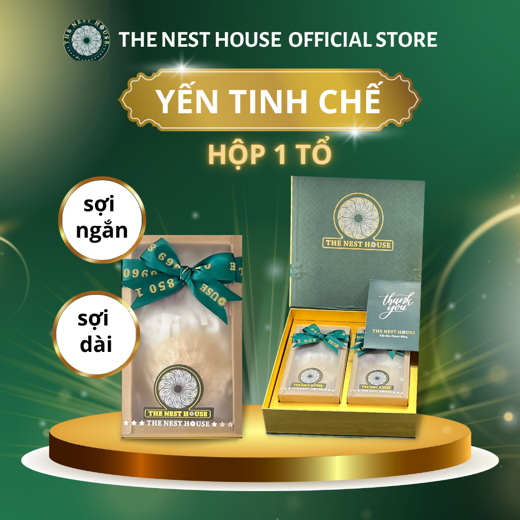  Hộp 1 Tổ Yến Sào Nguyên Chất Cao Cấp Nha Trang Khánh Hoà The Nest House 