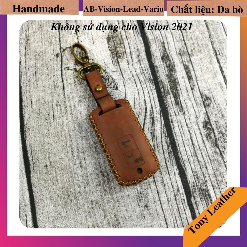 [HCM]Bao da chìa khóa smartkey Honda Vision 2019 AB 2018 Vario 2018