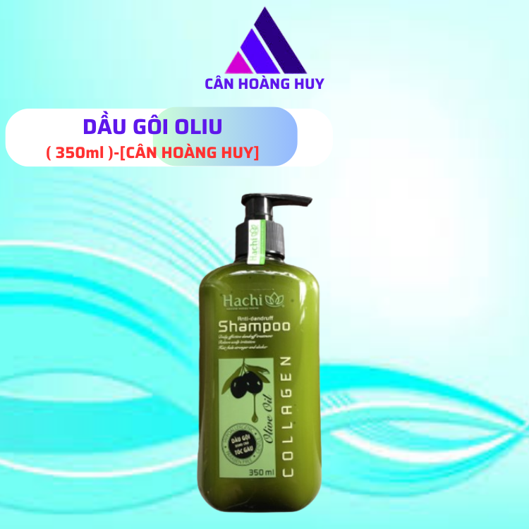 Dầu gội  HACHI (350ml) tinh chất oliu Có Chứa ZinC Pyrithione Làm Sạch Gàu