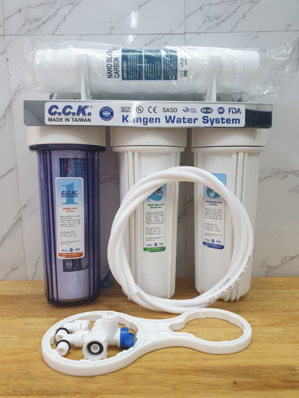 Bộ tiền lọc thô 4 cấp CCK nhập khẩu Đài Loan (Taiwan)