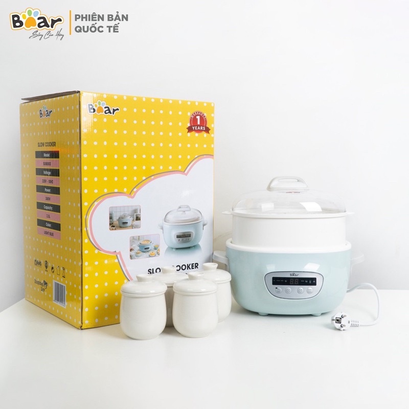 Nồi cháo chậm bear 2.5l