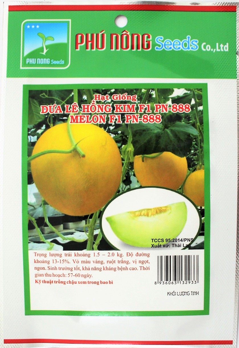 [HCM]bộ 50 gói hạt giống dưa hồng kim Phú Nông -gói 10 hạt .