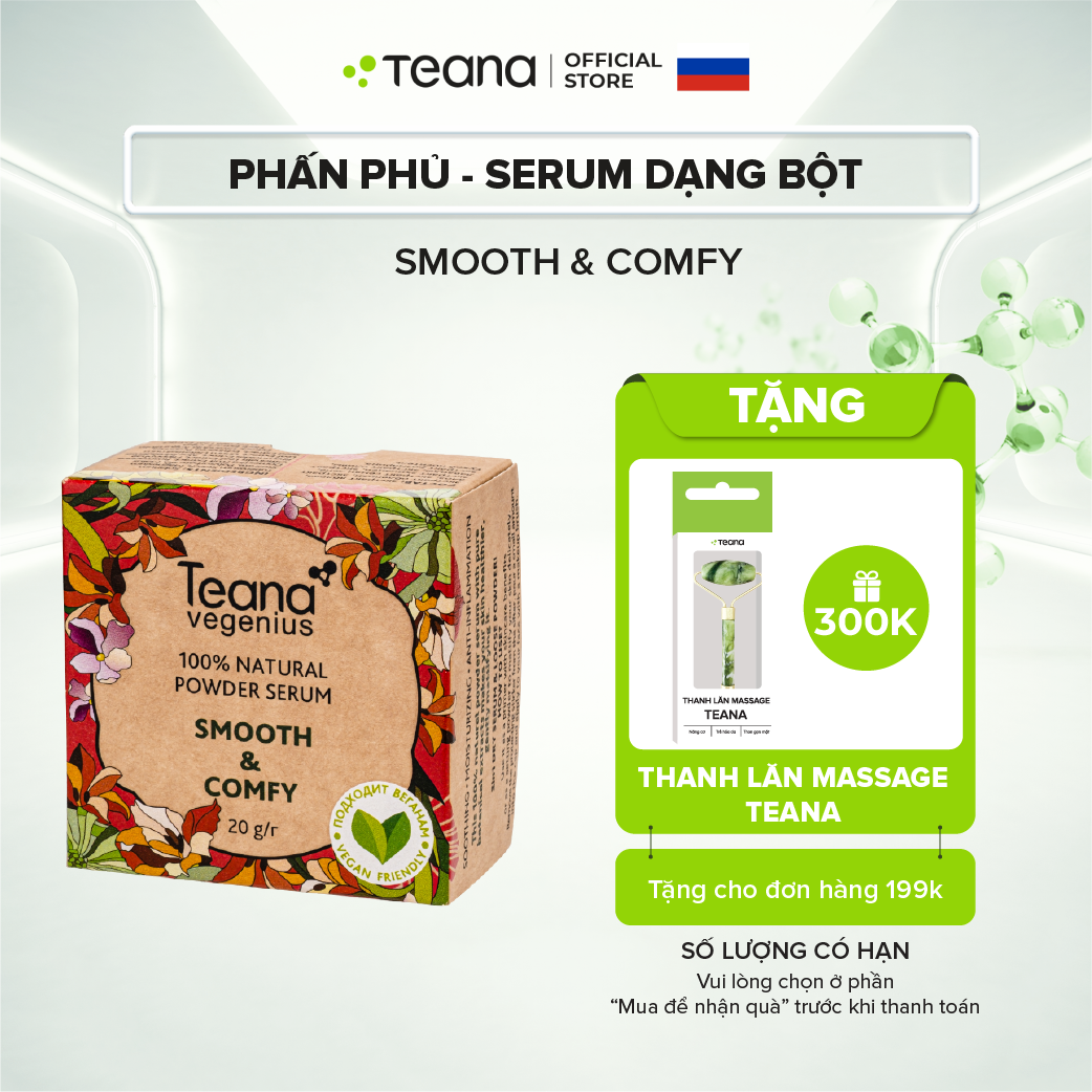 Phấn phủ - serum dạng bột Teana Natural Powder Smooth & Comfy 20g
