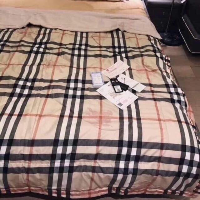 Chăn hè burberry rộng 2mx2m2