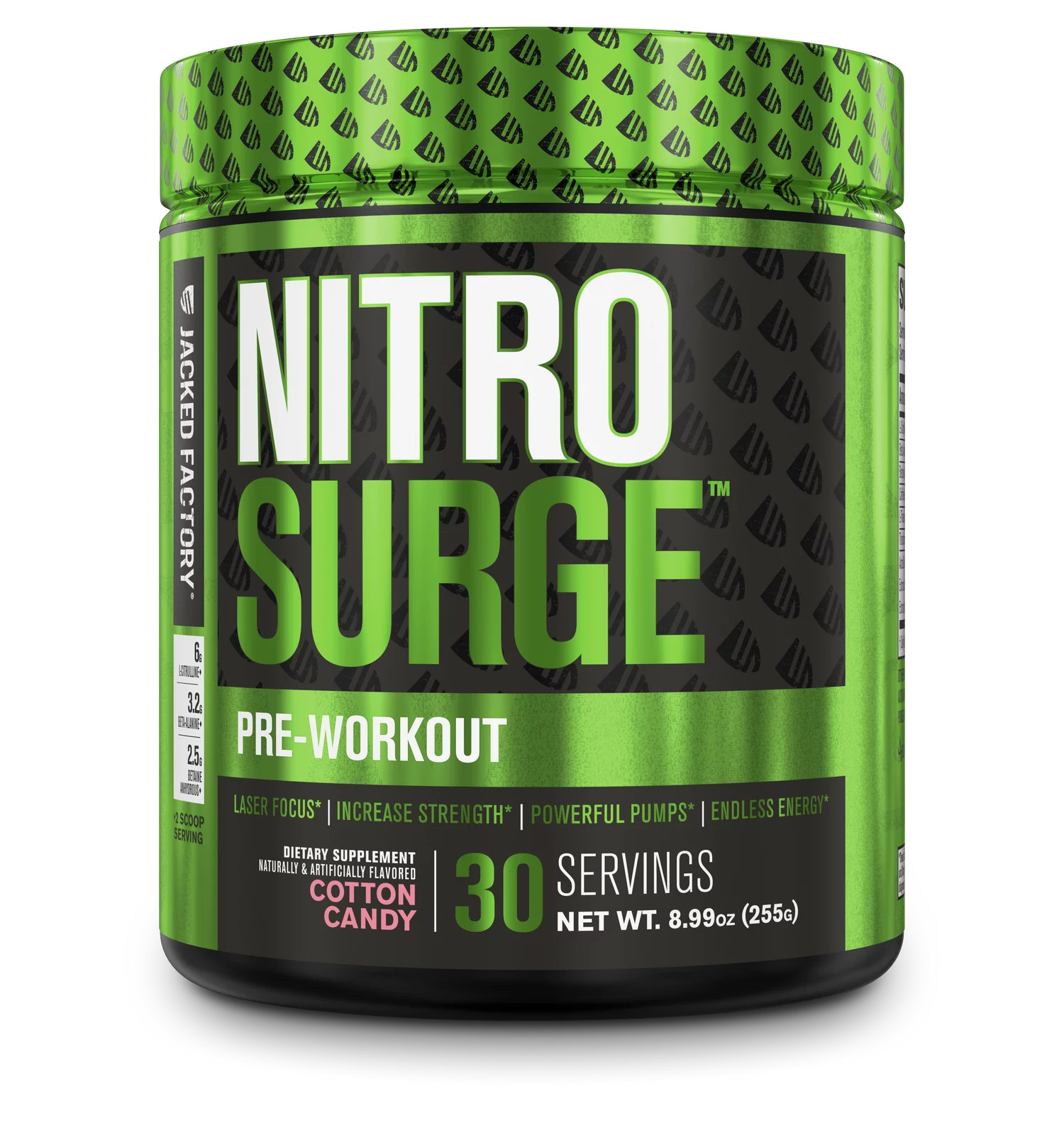 Tăng Cường Sức Khỏe Pre-Workout NITROSURGE thương hiệu "JACKED Factory" Made in USA - Nhập Khẩu Chính Hãng