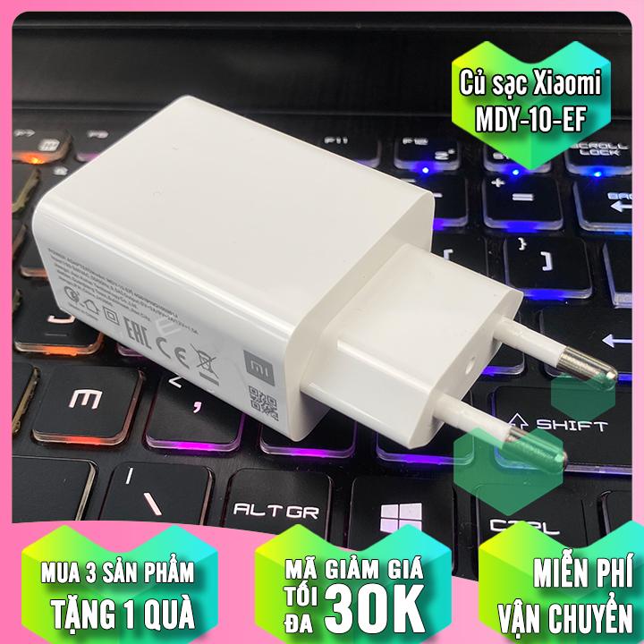 Củ sạc Xiaomi sạc nhanh Quick Charge 3.0 MDY-10-EF - Trắng