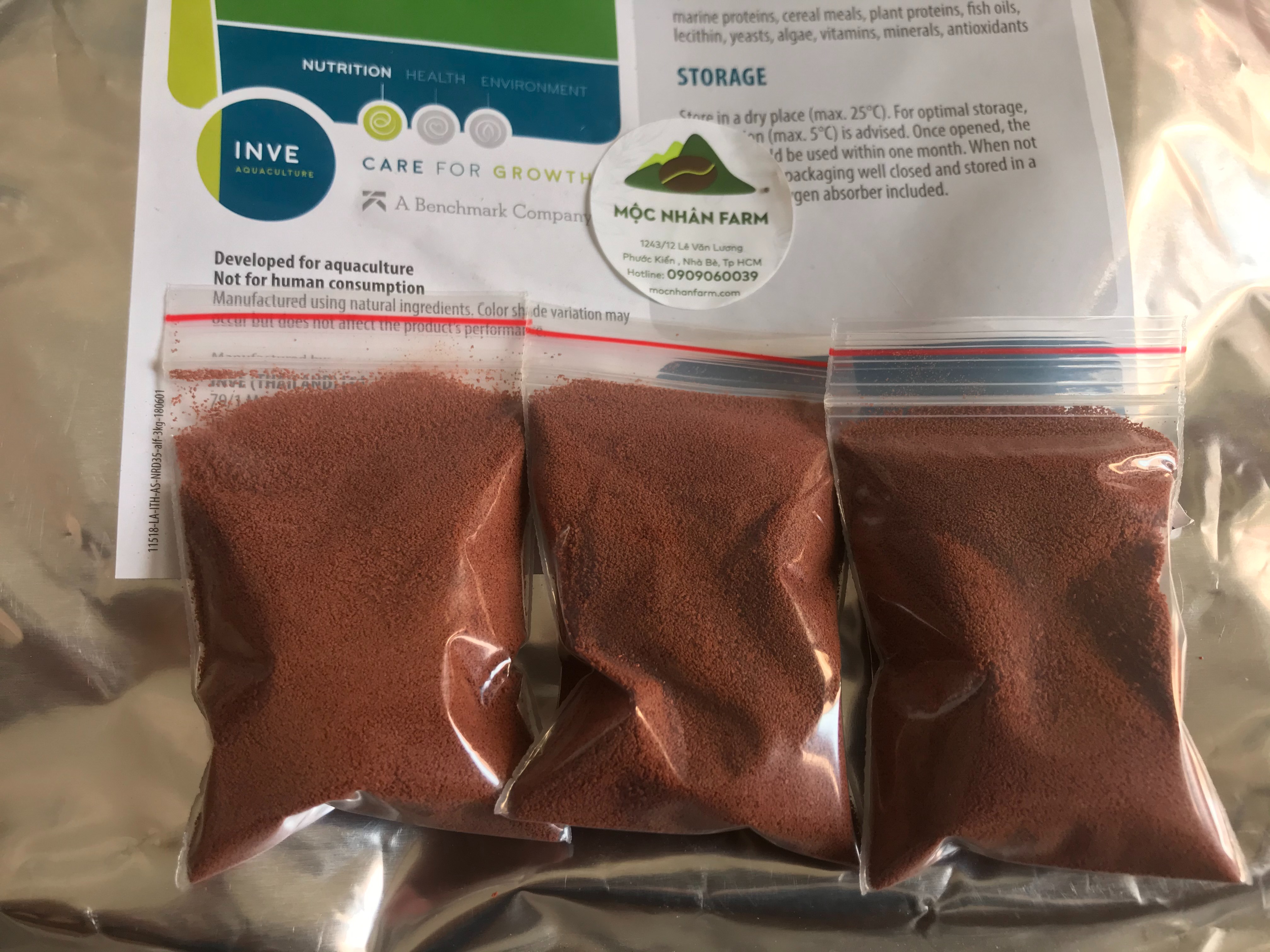 [HCM] 50gr Cám Inve Thái 3/5 - Thức ăn dành cho cá cảnh tép cảnh