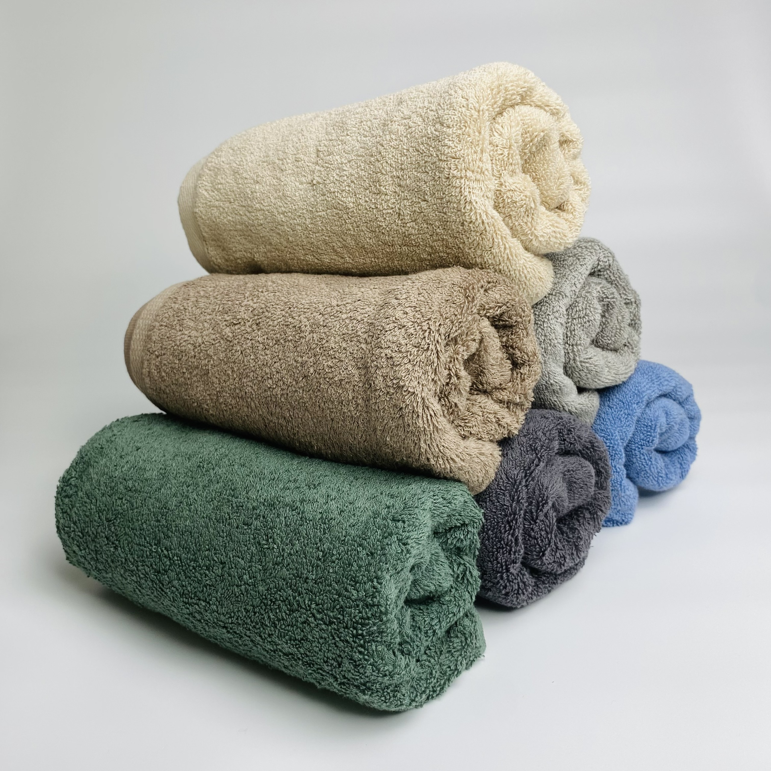 Combo 3 khăn tắm 40x80cm hàn quốc - 100% cotton, đã qua xử lý màu, kháng khuẩn, làm mềm