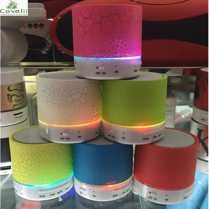 Loa Mini Bluetooth OEM HLD-600 có đèn Led nháy theo nhạc độc đáo thiết kế gọn nhẹ tiện lợi âm thanh hay, loa không dây mini, loa bluetooth