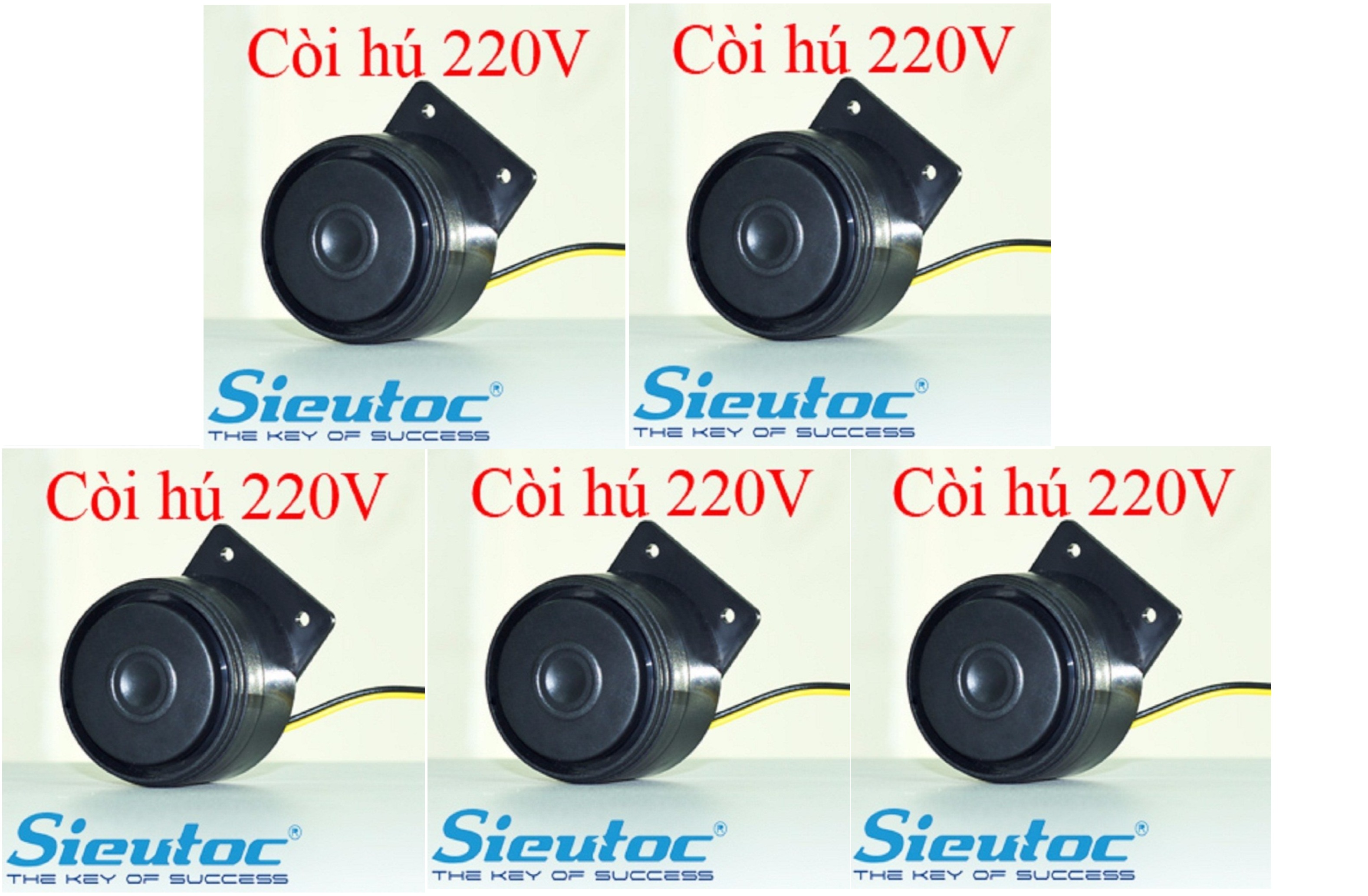 Bộ 5 Còi hú báo động dùng điện 220V