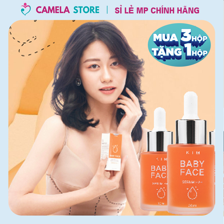 Serum kim baby face ha+ 30ml tinh chất truyền trắng sạch mụn, mờ nám, căng bóng da