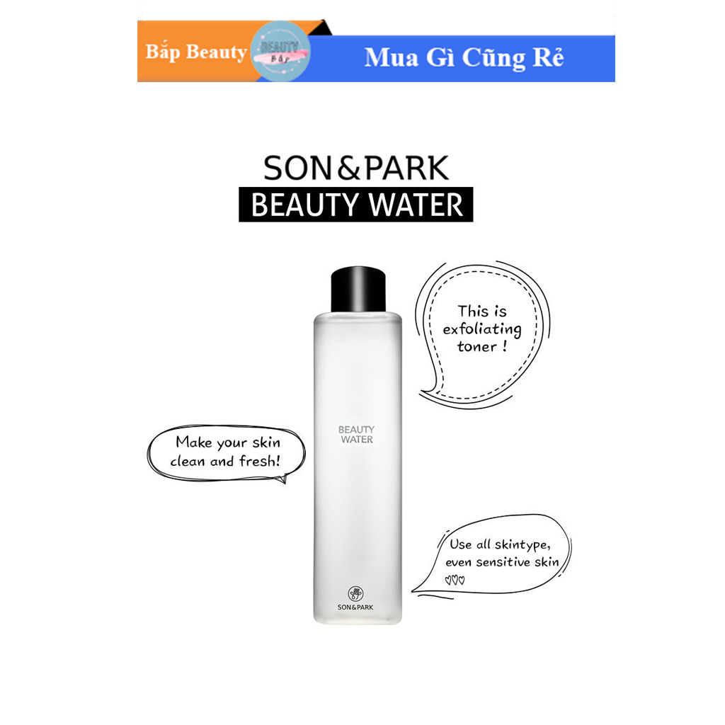 Nước thần làm đẹp da Son & Park Beauty Water 340ml của Hàn Quốc