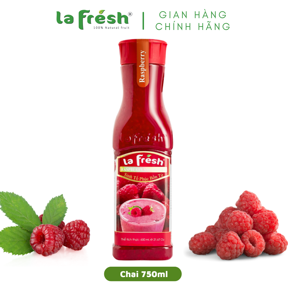 Sinh tố phúc bồn tử lafresh đà lạt 750ml