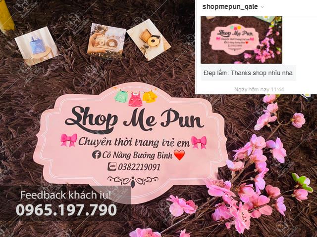 Hastag cầm tay cho shop bán online - thiết kế theo yêu cầu