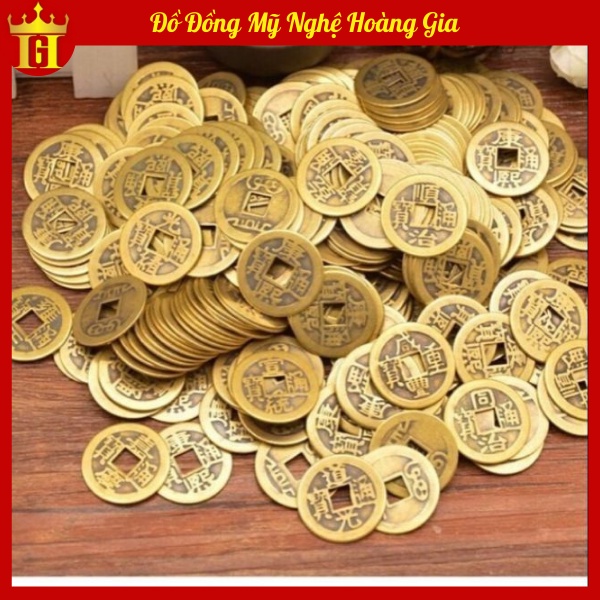 Đồng tiền xu, đồng tiền âm dương chiêu tài, hút lộc, mang về may mắn