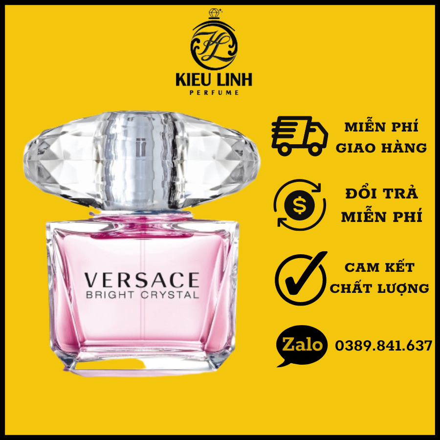 Nước hoa nữ versace bright crystal edt 90ml