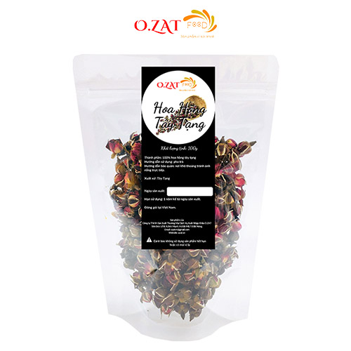 Trà Hoa Hồng Tây Tạng sấy khô O.ZAT 100g – nguyên liệu detox