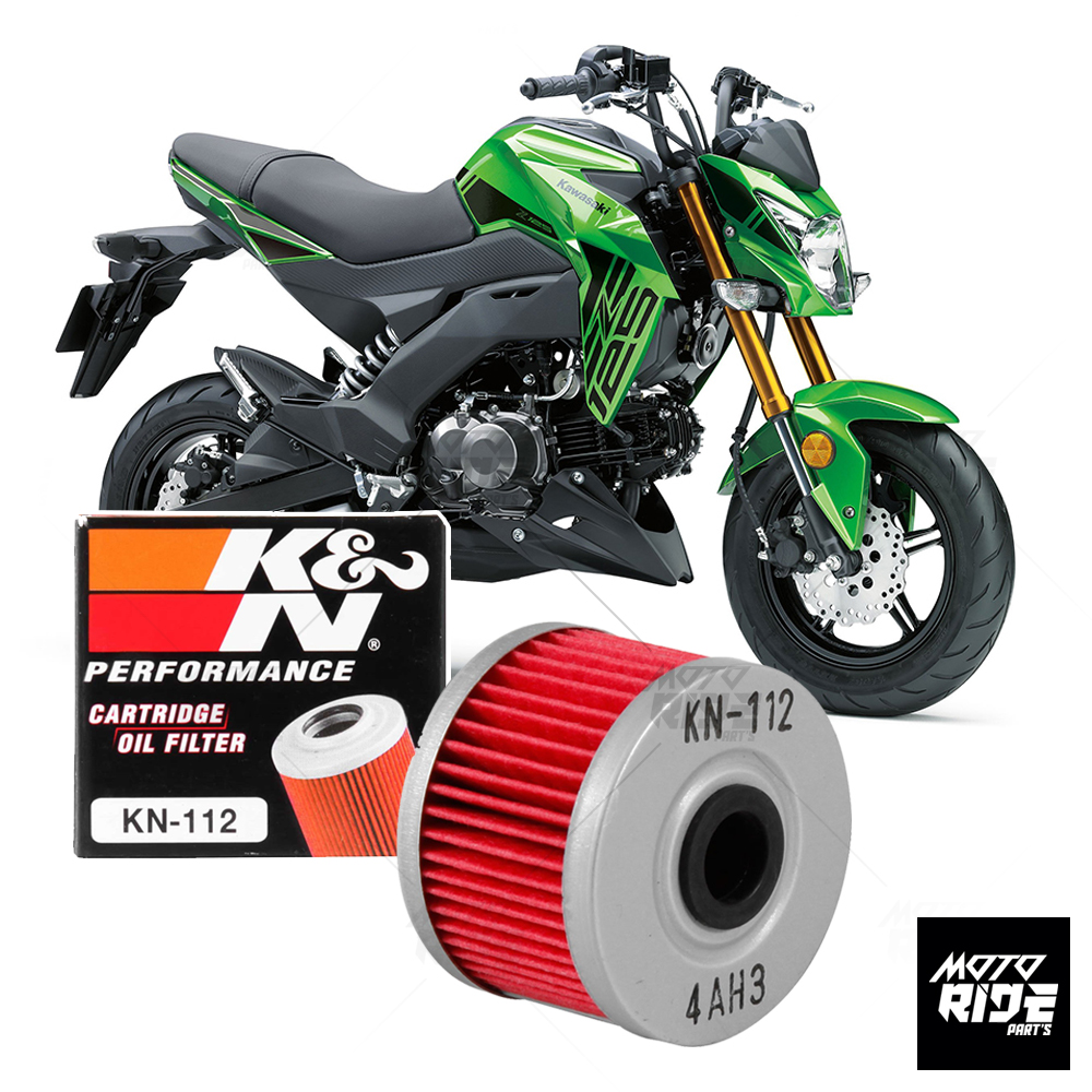 K&N KN-112 LỌC NHỚT CAO CẤP XE MÁY KAWASAKI Z125 / KSR110 / CBR250R