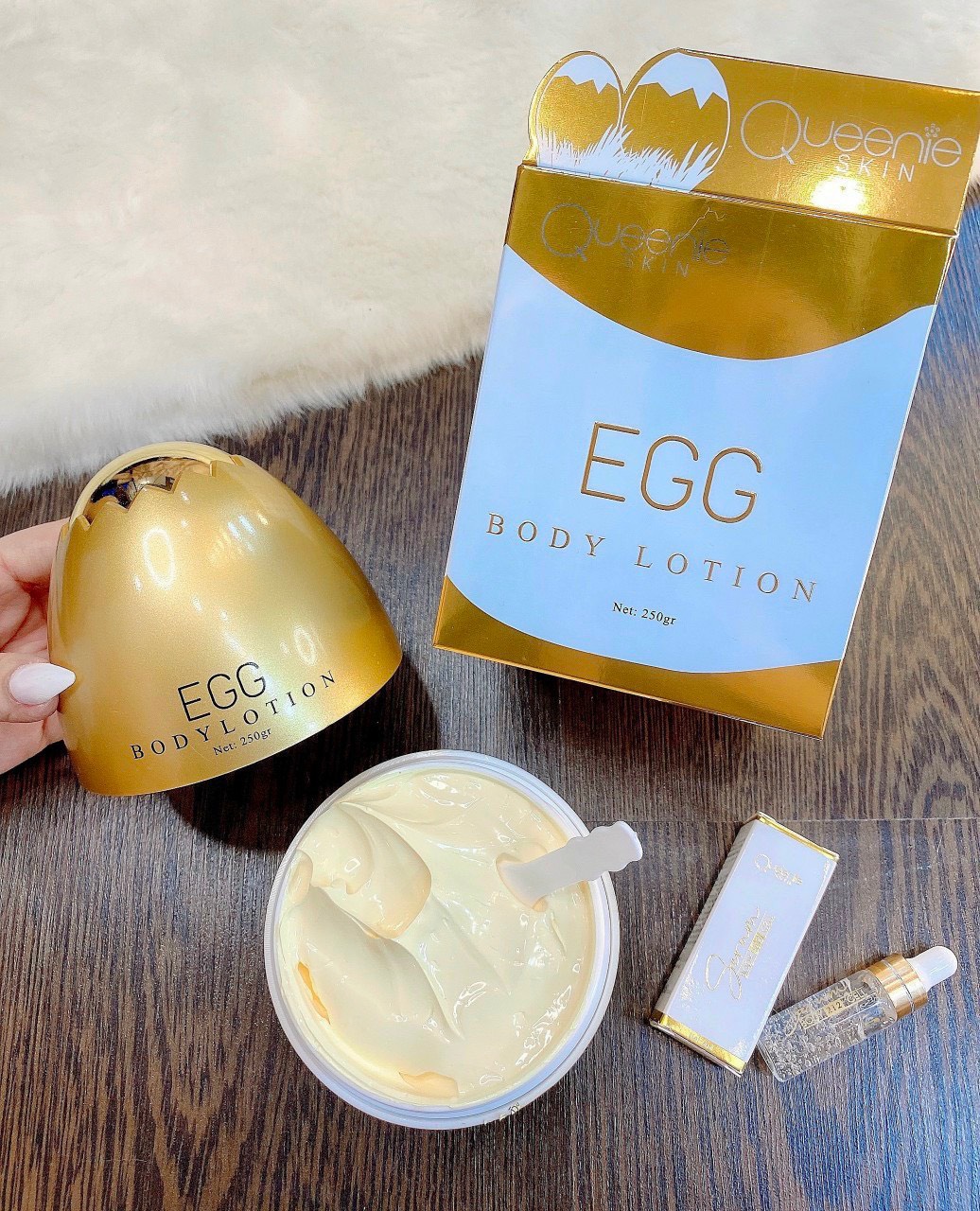 Kem Body Trứng Vàng Queenie Skin