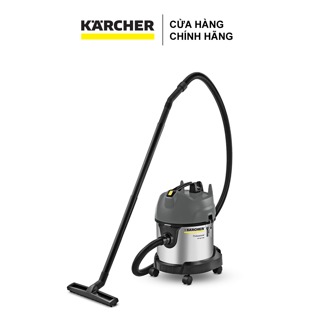 Máy hút bụi khô và ướt Karcher NT 20/1 Me Classic công suất đến 1500w siêu mạnh mẽ, khả năng lọc bụi tối ưu, máy hút bụi công nghiệp