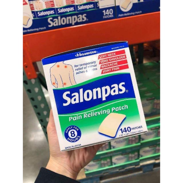 Hộp Miếng Dán giảm đau Salonpas Mỹ