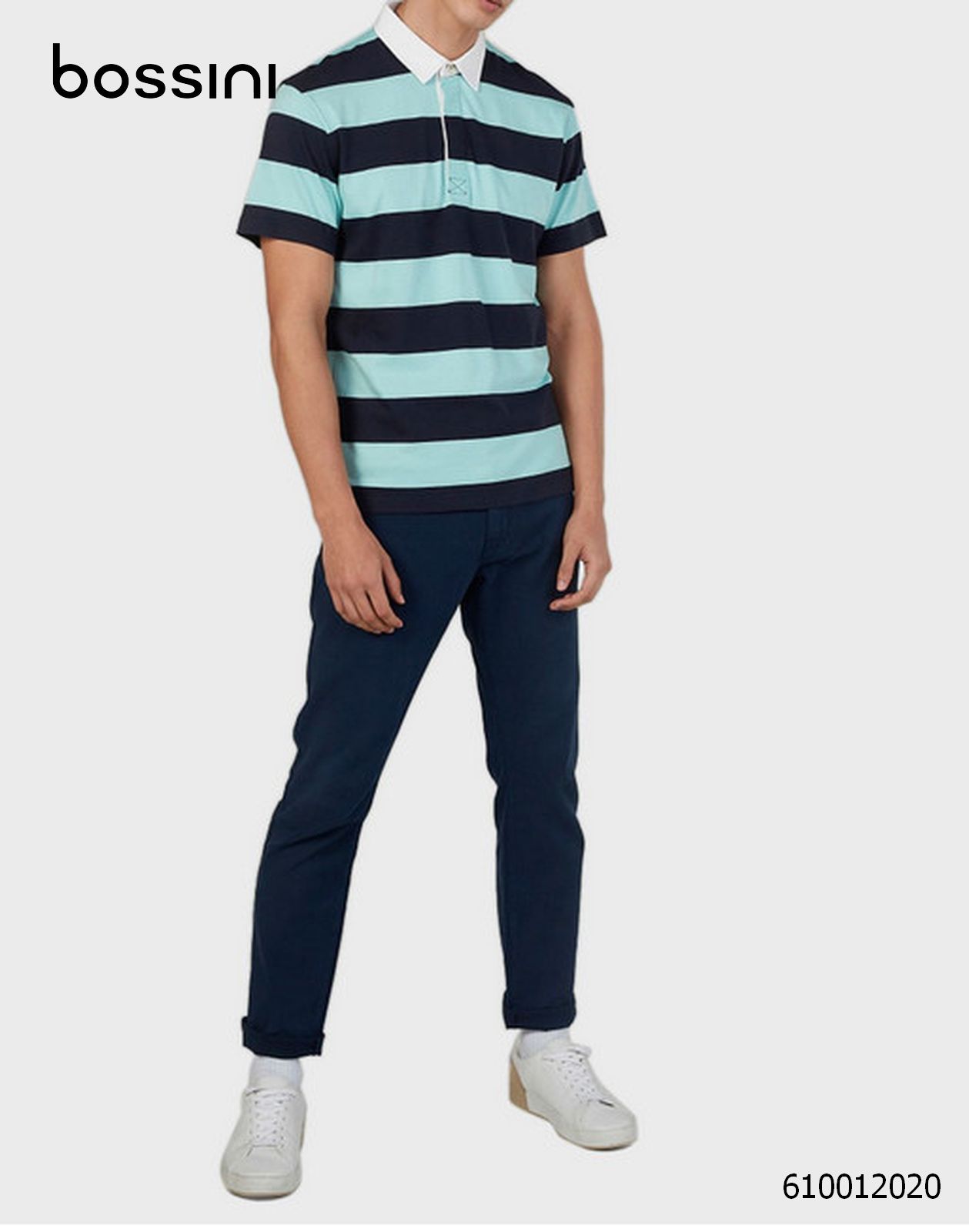 [New] Áo thun có cổ thời trang polo nam Bossini 610012020