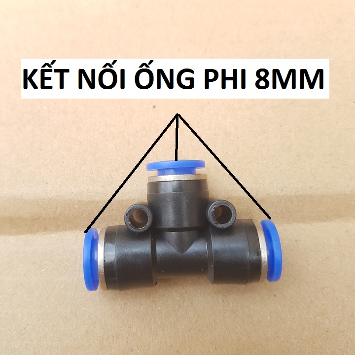 Nối ống 8mm phun sương chữ T