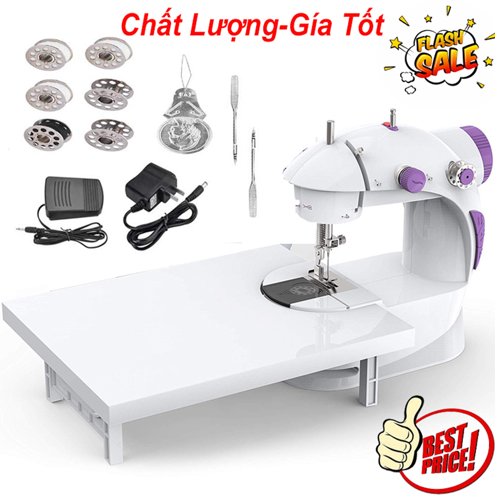 Máy khâu có vắt sổ 2022 Máy May Mini Tr-616 Hoạt Động Êm Ái Có Bàn Đạp Chân Tiện Lợi Cho Bạn Thao Tác May Dễ Dàng Hơn Loại Tốt Bảo Hành 12 Tháng