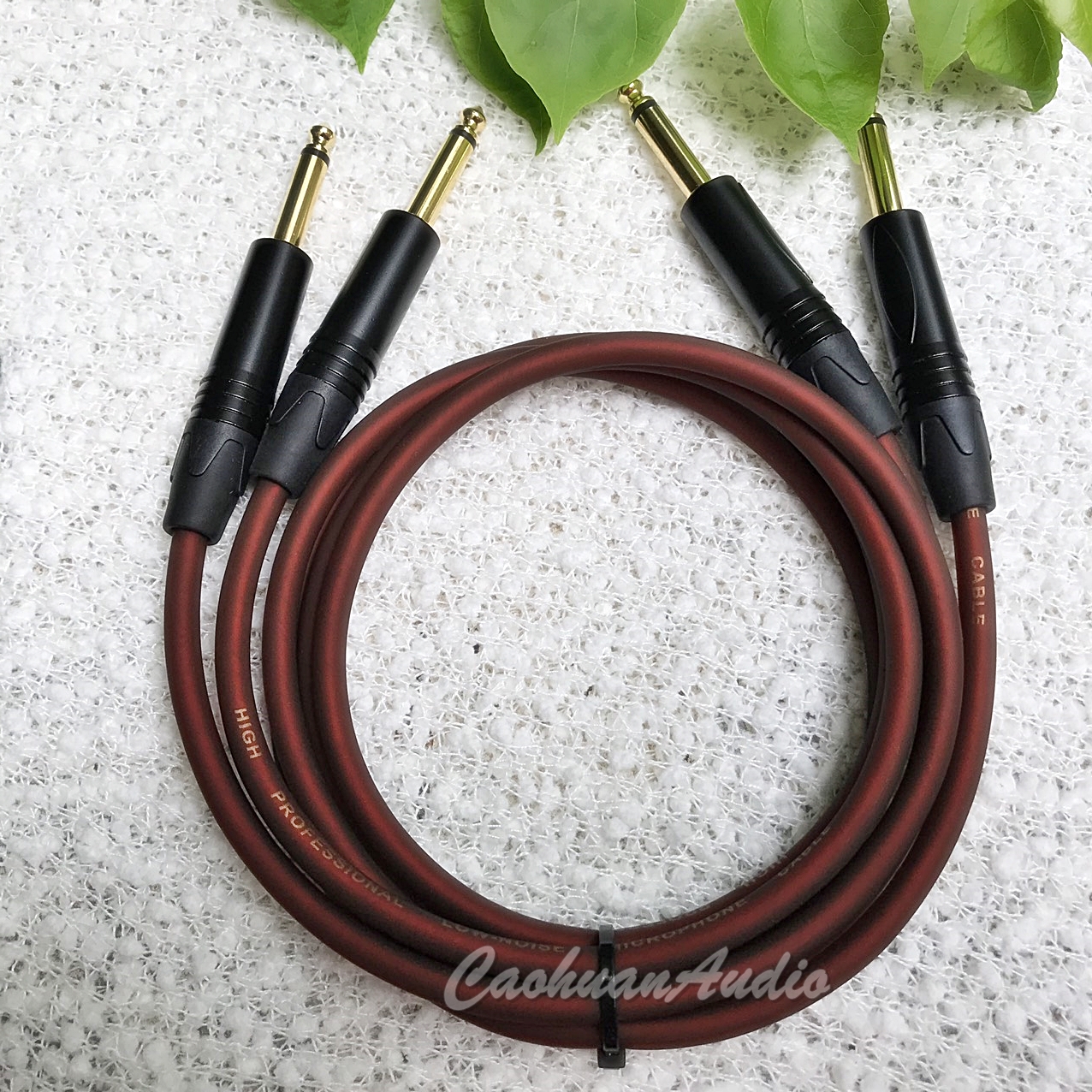 Cặp dây jack 6.5mm dài 1m