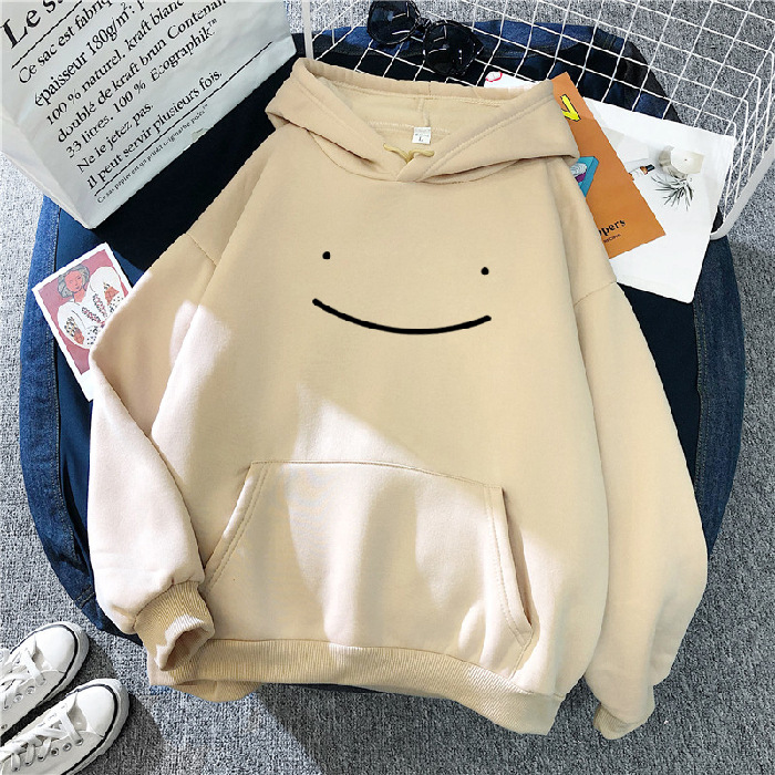 Áo hoodie mặt cười tay bồng chất nỉ ngoại