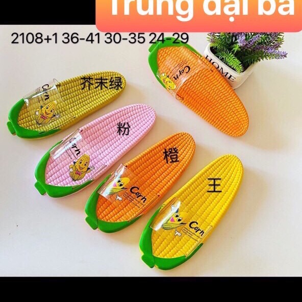 Dép bắp đi trong nhà đáng yêu