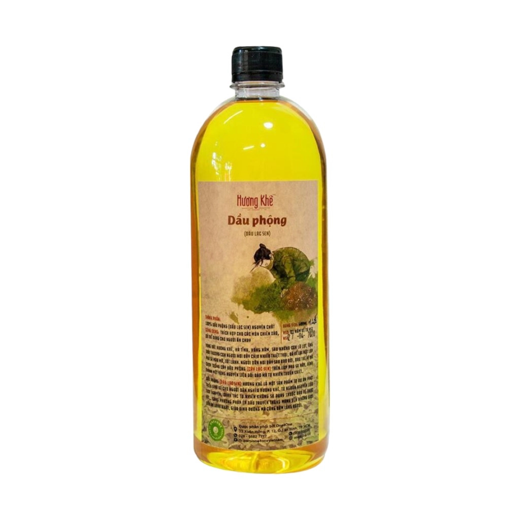 Dầu phộng nguyên chất hương khê 1l