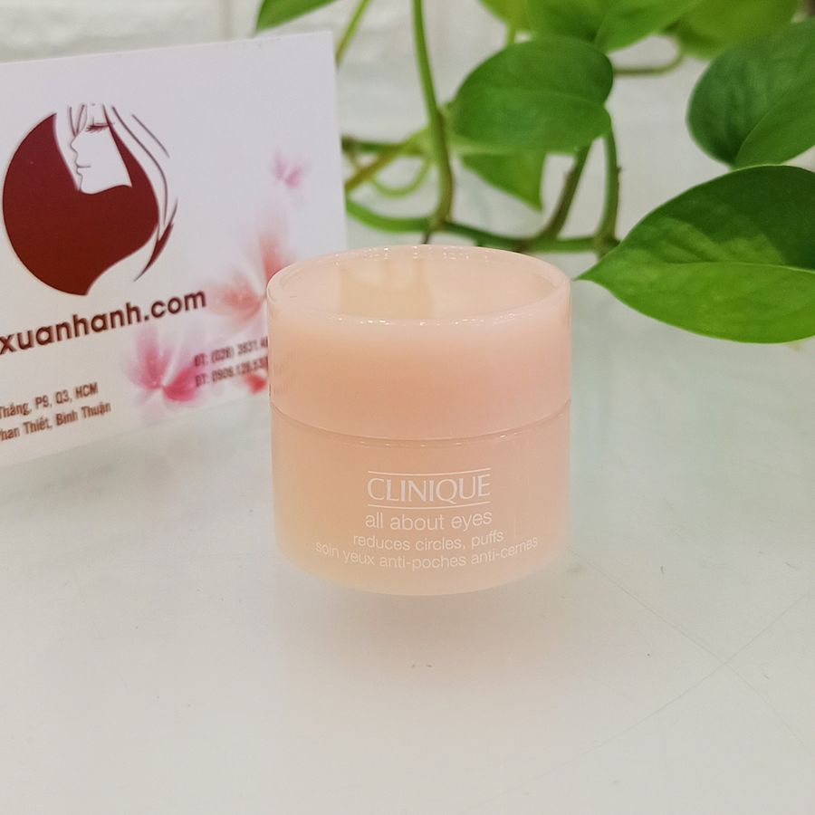 Kem dưỡng mắt Clinique All About Eyes chống thâm quầng, bọng mắt, 5ml
