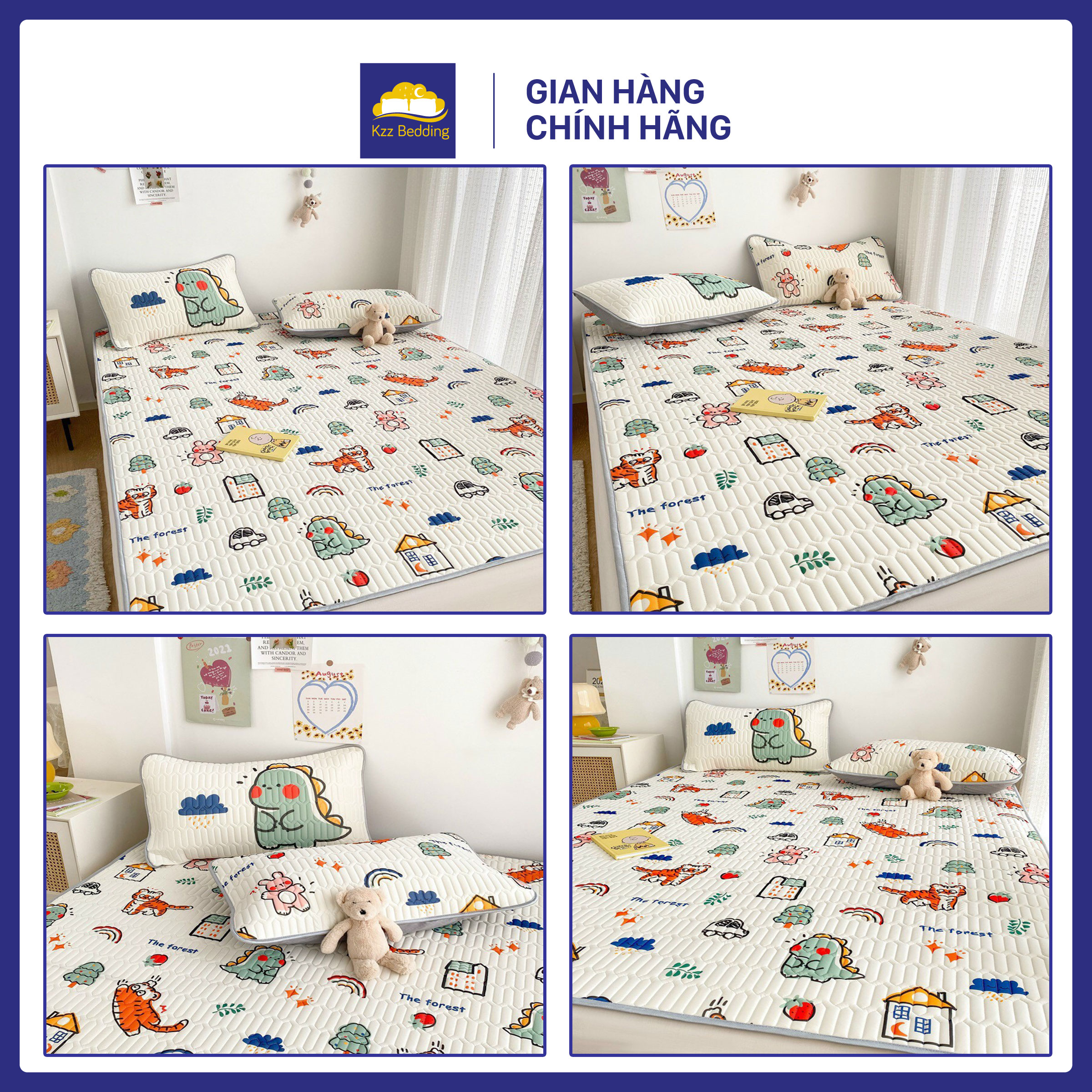 Chiếu điều hòa chiếu cao su non 5d tencel latexx cực mát cực êm size 1m6-1m8-2m2