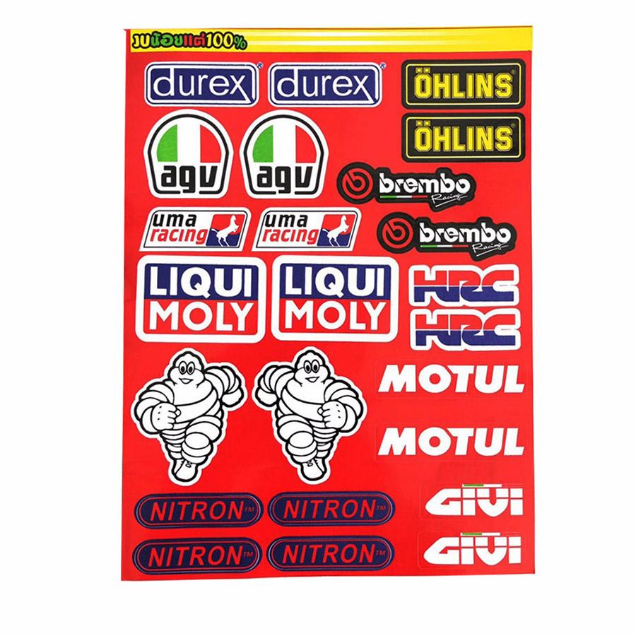 [HCM]Tem Dán Xe Máy  Logo  Đề Can [ Mẫu 5 ]