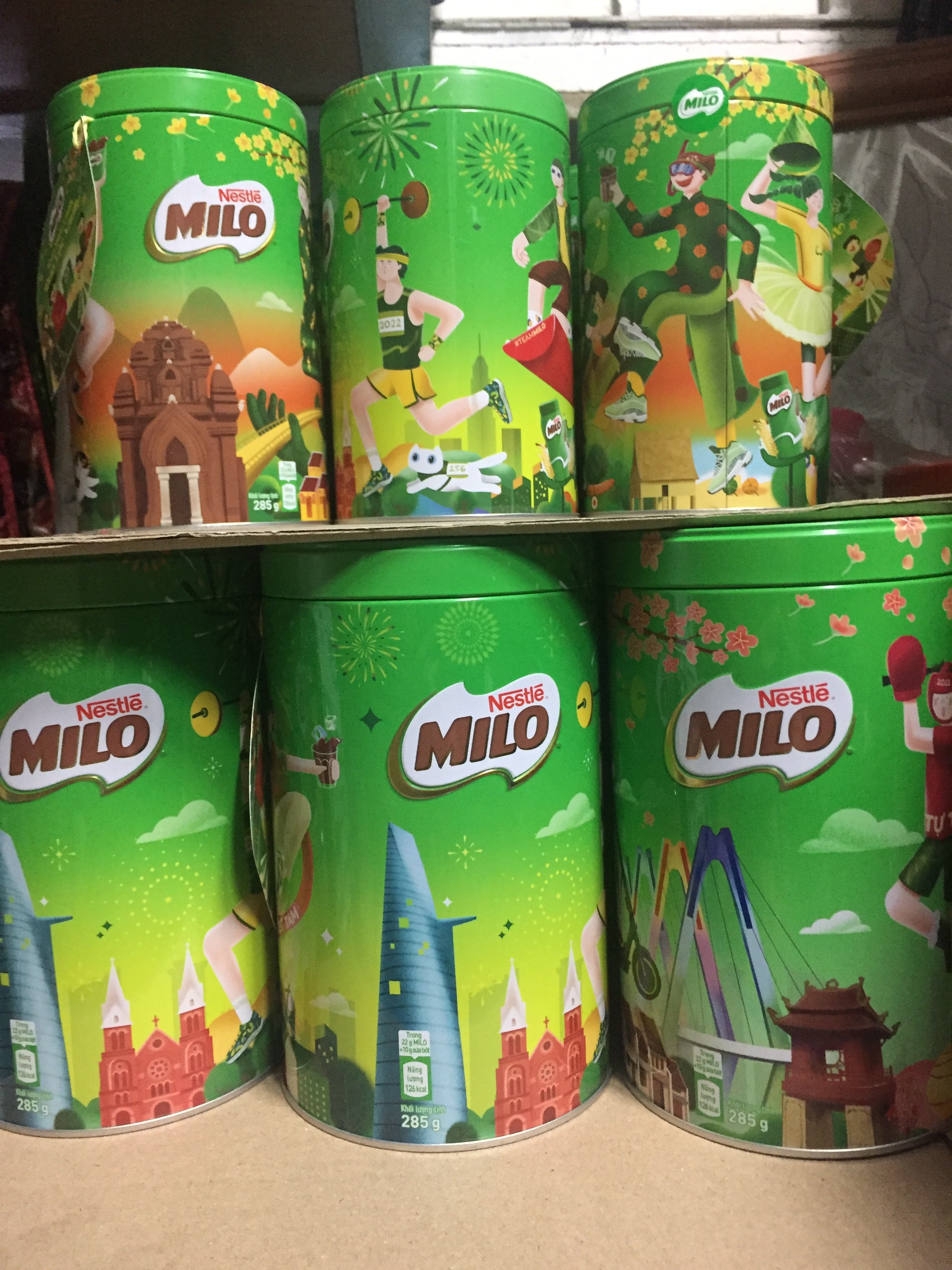 Nestle Milo Hộp thiếc Quà Tết 285g