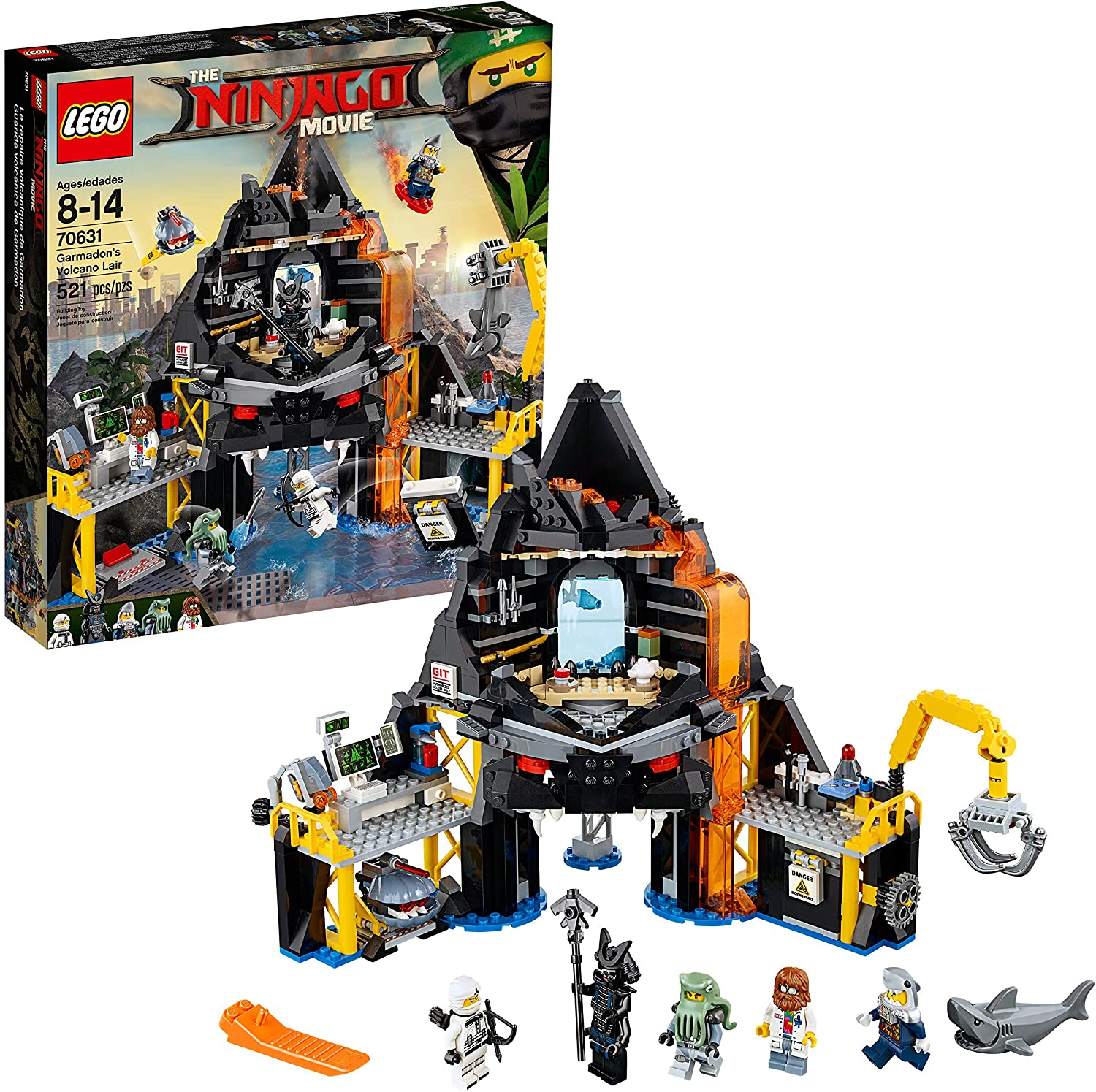 Genuine】Lego The Lego Ninjago Movie Gammadang'S Volcanic Lair 70631 (521  Miếng) Đảm Bảo Chính Hãng, Từ Đan Mạch Khối Xây Dựng | Lazada.Vn