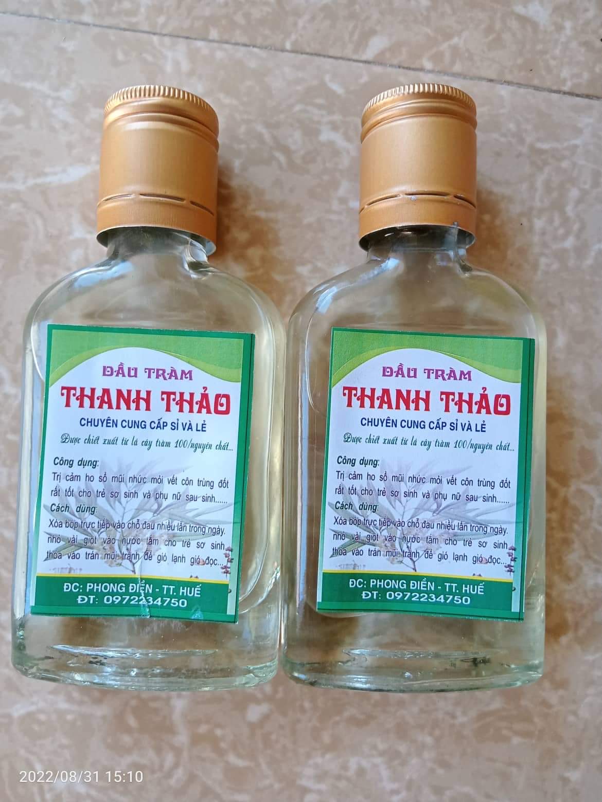 Tinh dầu tràm Huế chai 100ml loại 1 nguyên chất chiết xuất từ thiên nhiên rất tốt cho bà bầu ,trẻ em