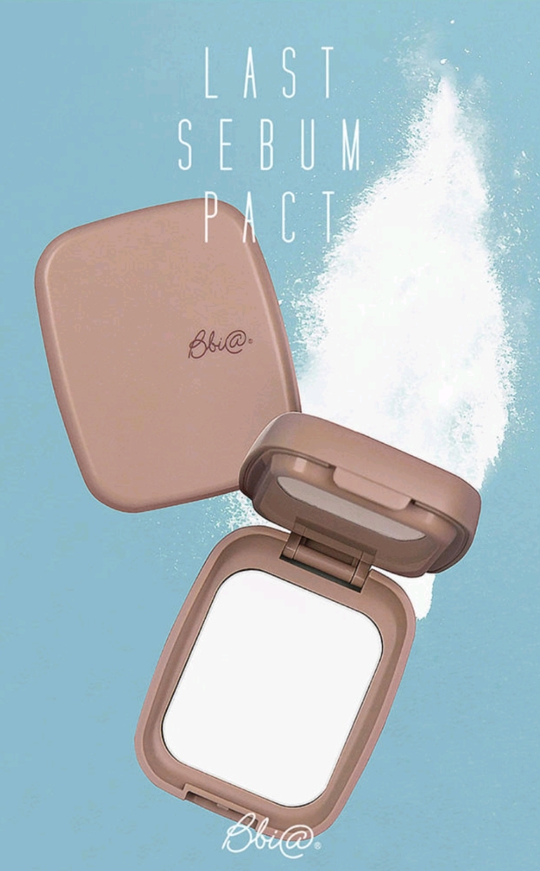 Phấn phủ kiềm dầu dạng nén Bbia last sebum pact super clear