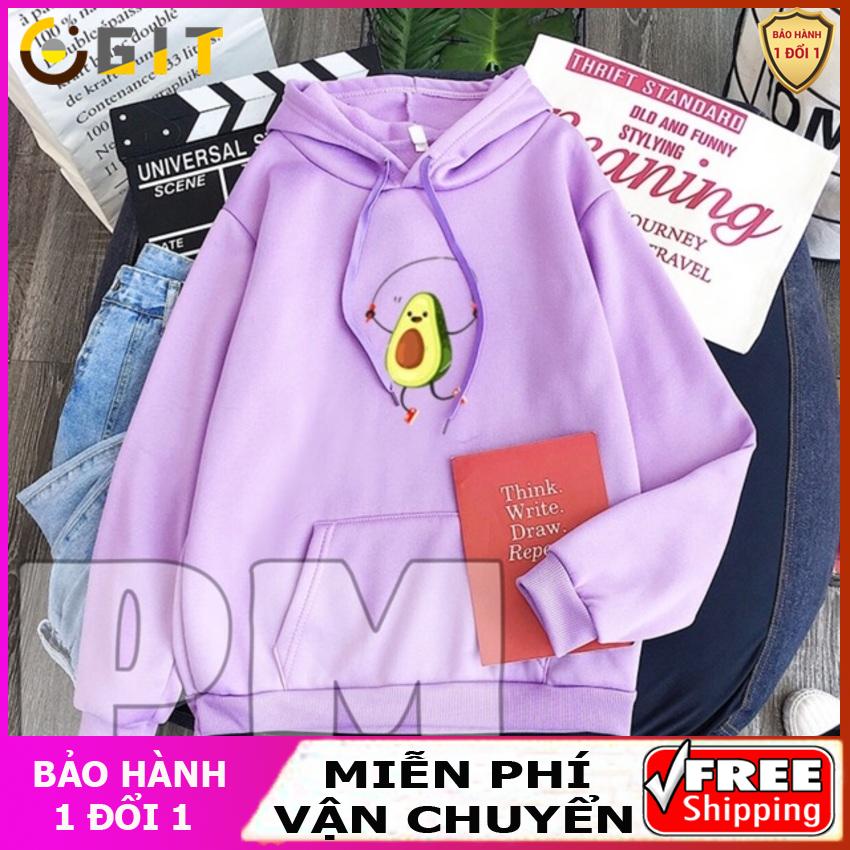 Áo hoodie cao cấp đẹp, rẻ, thời trang, giá khuyến mãi, áo hoodie nam nữ form rộng in hình đẹp rõ nét, không xù lông, không phai màu - DVGIT