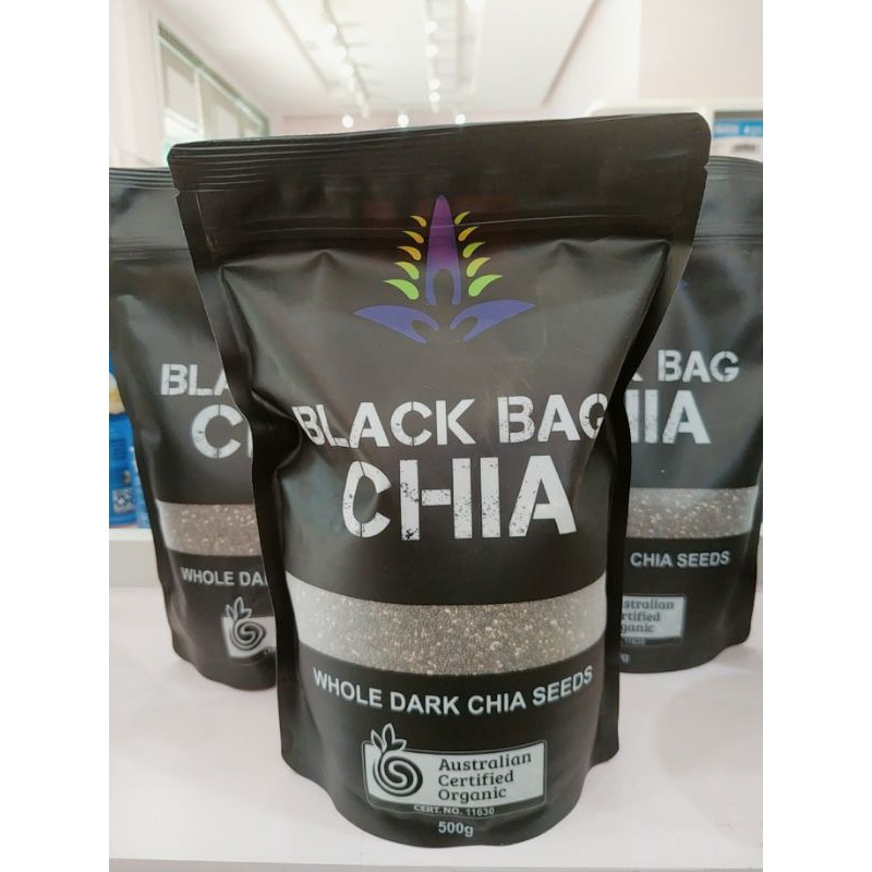 Hạt chia black bag 500g, úc
