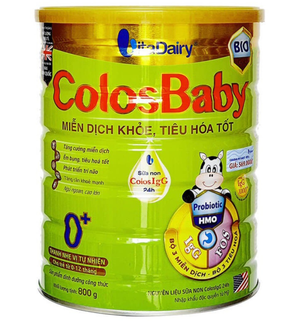 Sữa bột colosbaby bio gold 0+ 800g