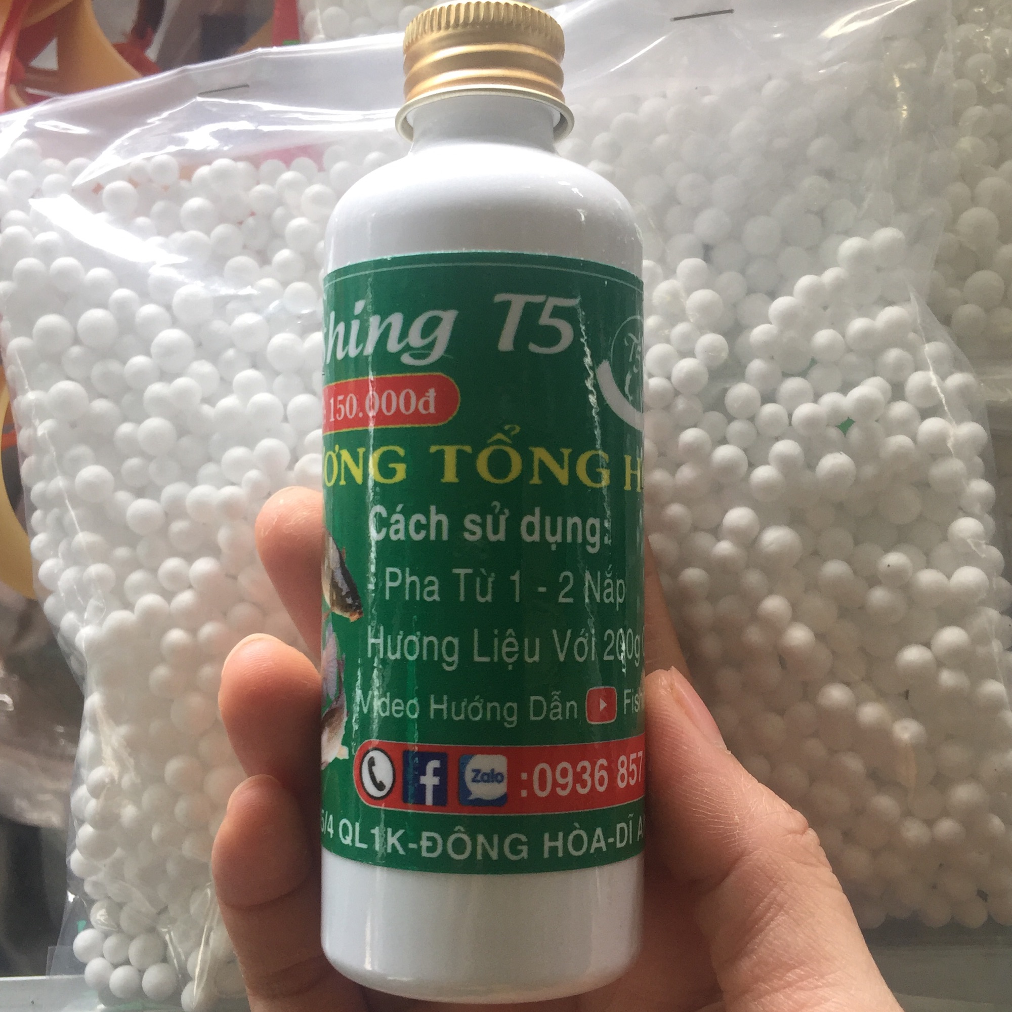 Tinh mùi câu cá fishing t5 - hương tổng hợp