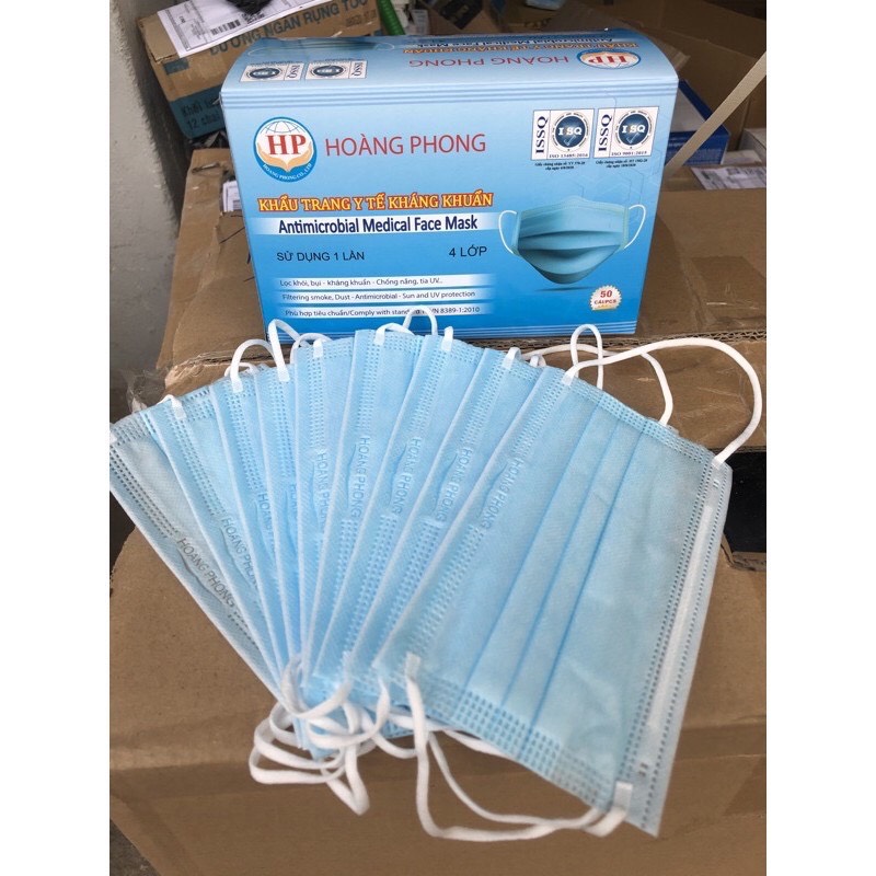 Hộp 50 cái ktyt 4 lơp hoàng phong quatest 3
